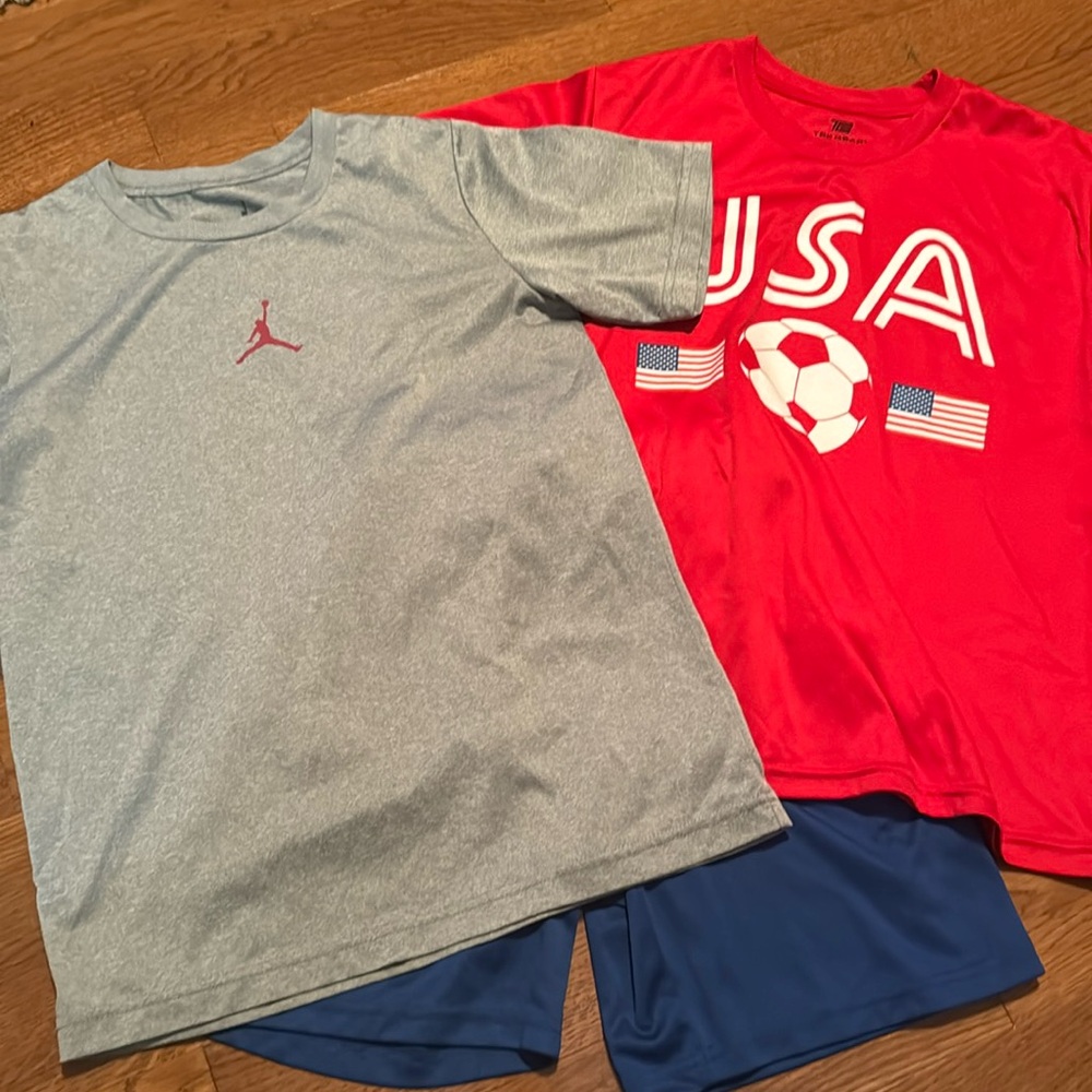 Youth medium shorts and tops